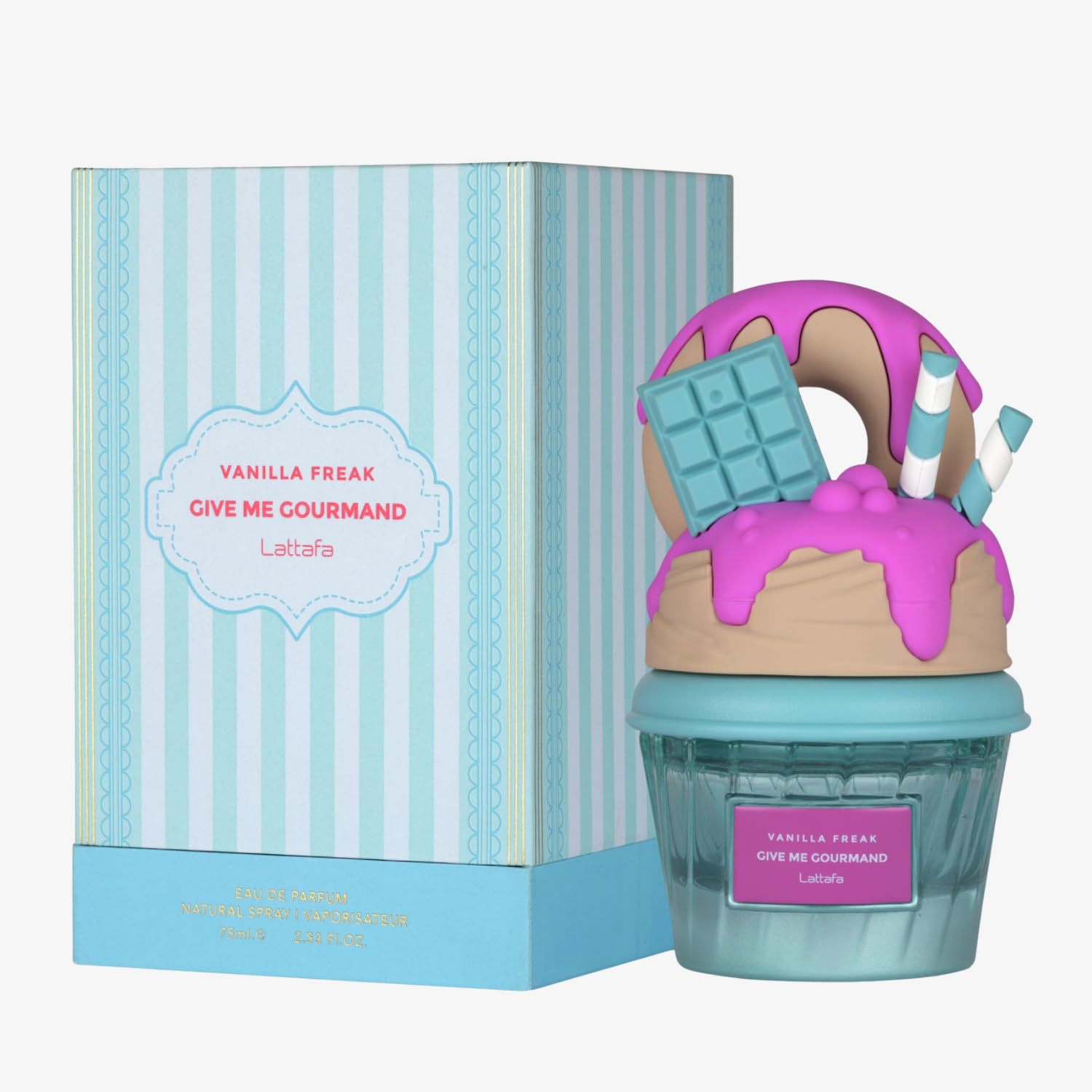 Nueva llegada transfronteriza: perfume Lattafa Choco Overdose Lattafa, chocolate negro, dulce de leche y caramelo. Rosquilla 75ml imagen 1