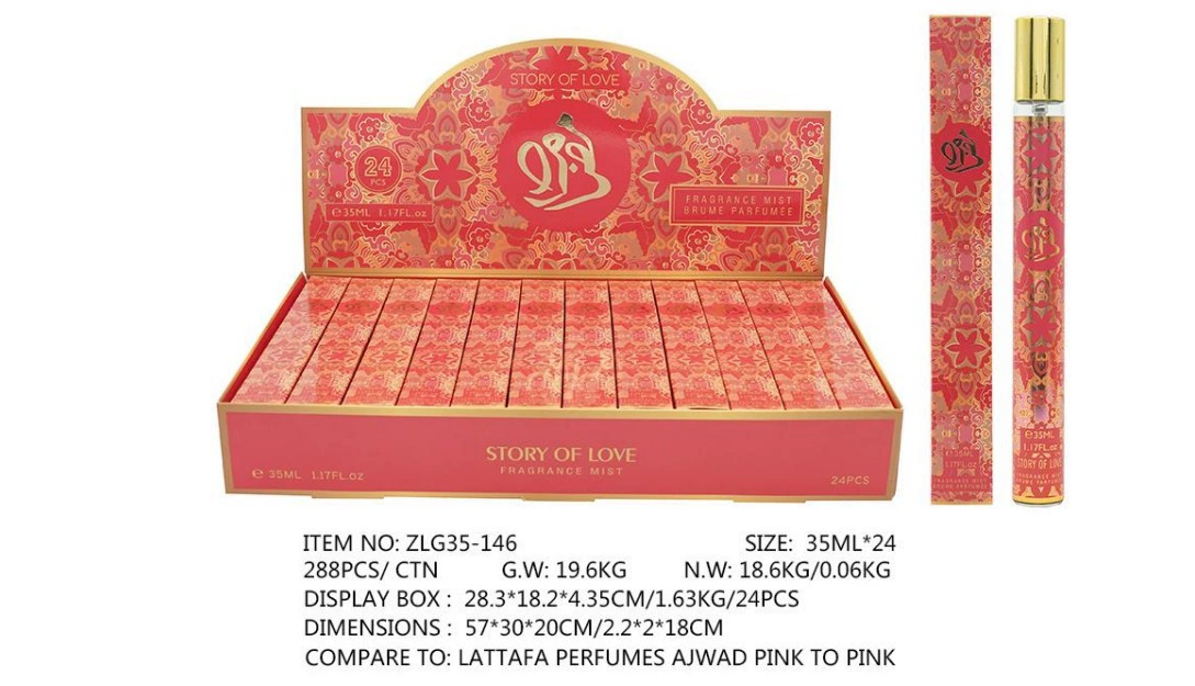 Muestras de Perfume al por Mayor para Comercio Exterior, Fragancia Portátil de Larga Duración de 35ml, Muestras de Perfume Árabe Unisex. ZLG-146 imagen 1