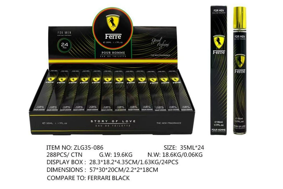 Muestras de Perfume al por Mayor para Comercio Exterior, Fragancia Portátil de Larga Duración de 35ml, Muestras de Perfume Árabe Unisex. ZLG-086 imagen 1