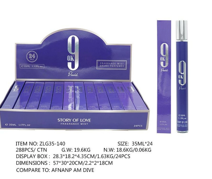 Muestras de Perfume al por Mayor para Comercio Exterior, Fragancia Portátil de Larga Duración de 35ml, Muestras de Perfume Árabe Unisex. ZLG-140 imagen 1