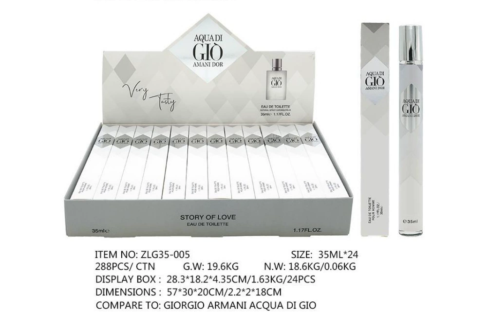 Muestras de Perfume al por Mayor para Comercio Exterior, Fragancia Portátil de Larga Duración de 35ml, Muestras de Perfume Árabe Unisex. ZLG-005 imagen 1