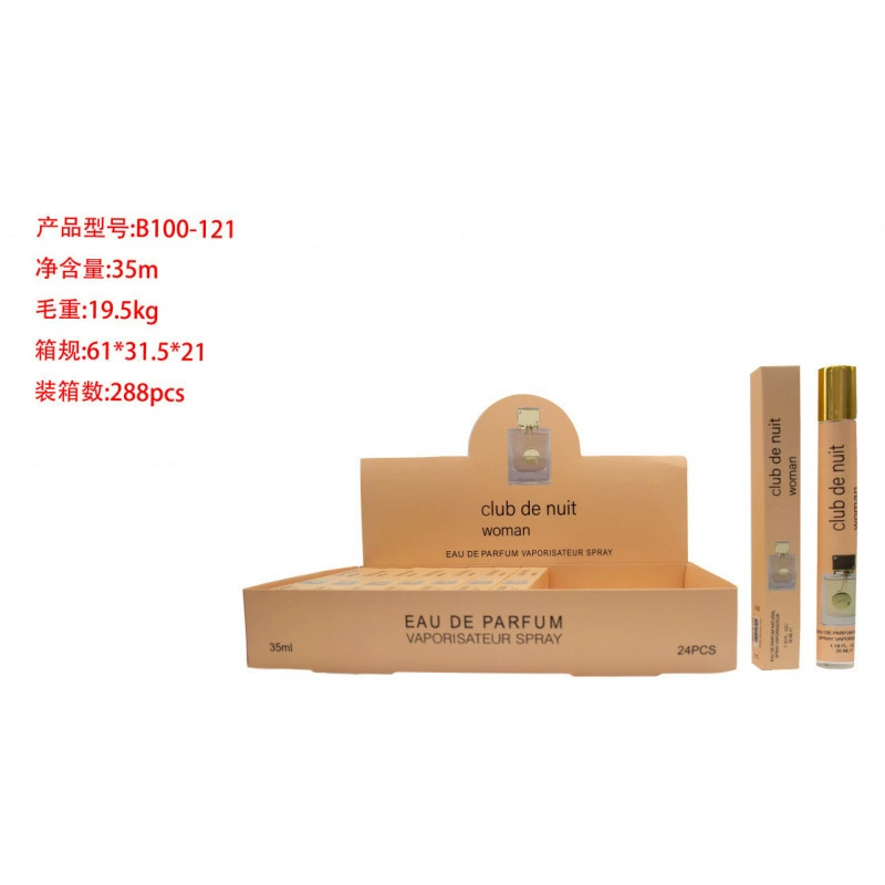 Frascos de muestra portátiles para mujer - Fragancia de larga duración - Venta al por mayor de perfumes populares de Oriente Medio, Dubái y Arabia para exportación. B100-121 imagen 1