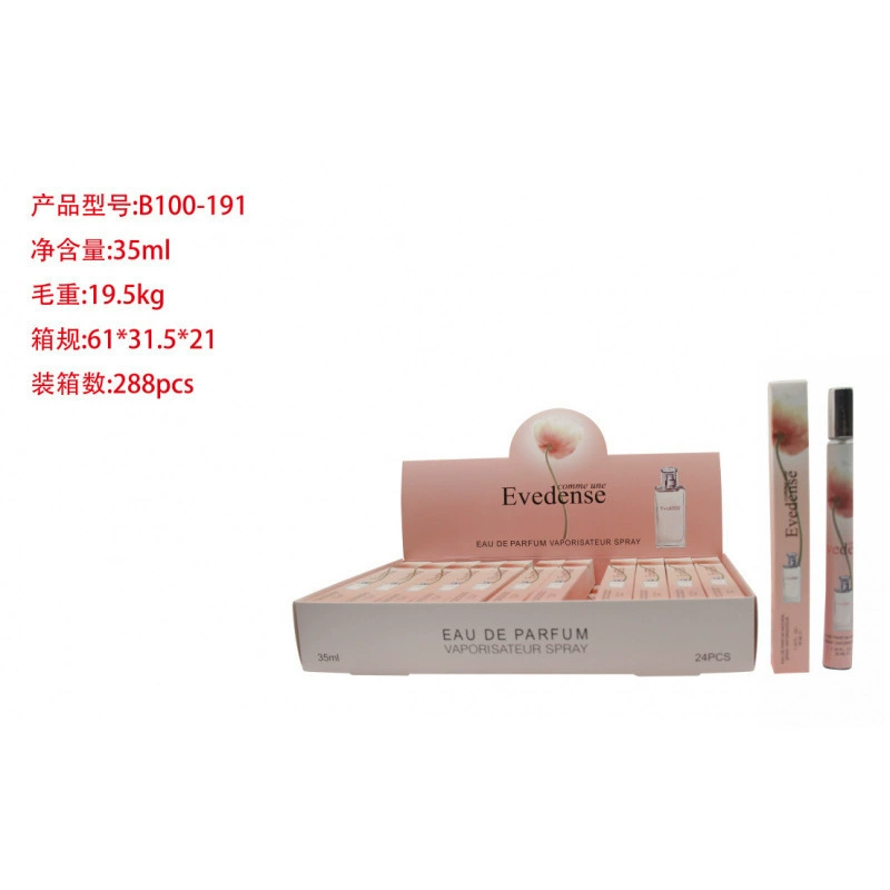 Frascos de muestra portátiles para mujer - Fragancia de larga duración - Venta al por mayor de perfumes populares de Oriente Medio, Dubái y Arabia para exportación. B100-191 imagen 1