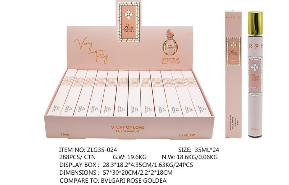 Muestras de Perfume al por Mayor para Comercio Exterior, Fragancia Portátil de Larga Duración de 35ml, Muestras de Perfume Árabe Unisex. ZLG-024 imagen 1