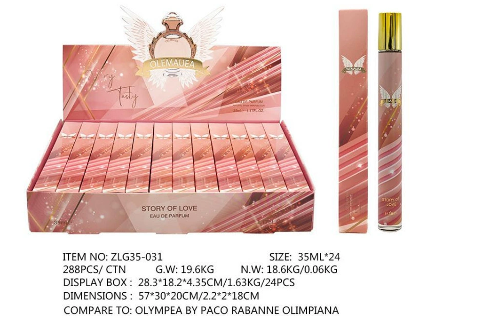 Muestras de Perfume al por Mayor para Comercio Exterior, Fragancia Portátil de Larga Duración de 35ml, Muestras de Perfume Árabe Unisex. ZLG-031 imagen 1