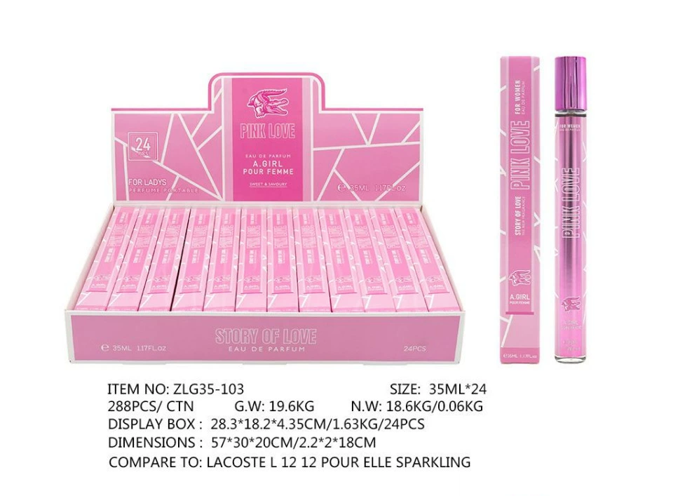 Muestras de Perfume al por Mayor para Comercio Exterior, Fragancia Portátil de Larga Duración de 35ml, Muestras de Perfume Árabe Unisex. ZLG-103 imagen 1