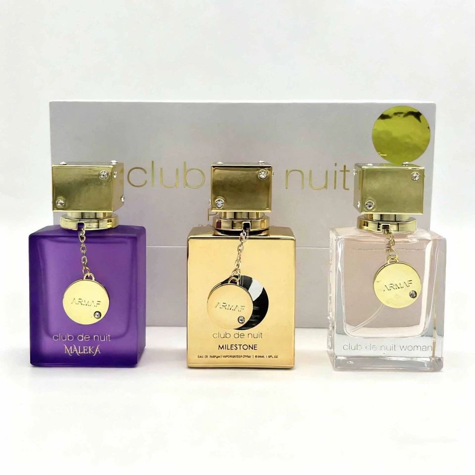 Caja de regalo de perfume Armaf para discoteca, de alta calidad y gran demanda internacional, venta al por mayor para comercio exterior en Oriente Medio. Negro 30ML * 3 imagen 1