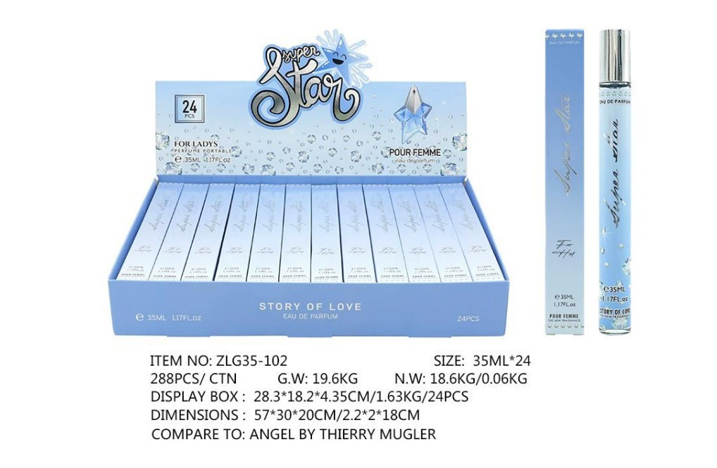 Muestras de Perfume al por Mayor para Comercio Exterior, Fragancia Portátil de Larga Duración de 35ml, Muestras de Perfume Árabe Unisex. ZLG-102 imagen 1