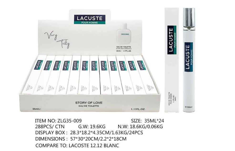 Muestras de Perfume al por Mayor para Comercio Exterior, Fragancia Portátil de Larga Duración de 35ml, Muestras de Perfume Árabe Unisex. ZLG-009 imagen 1
