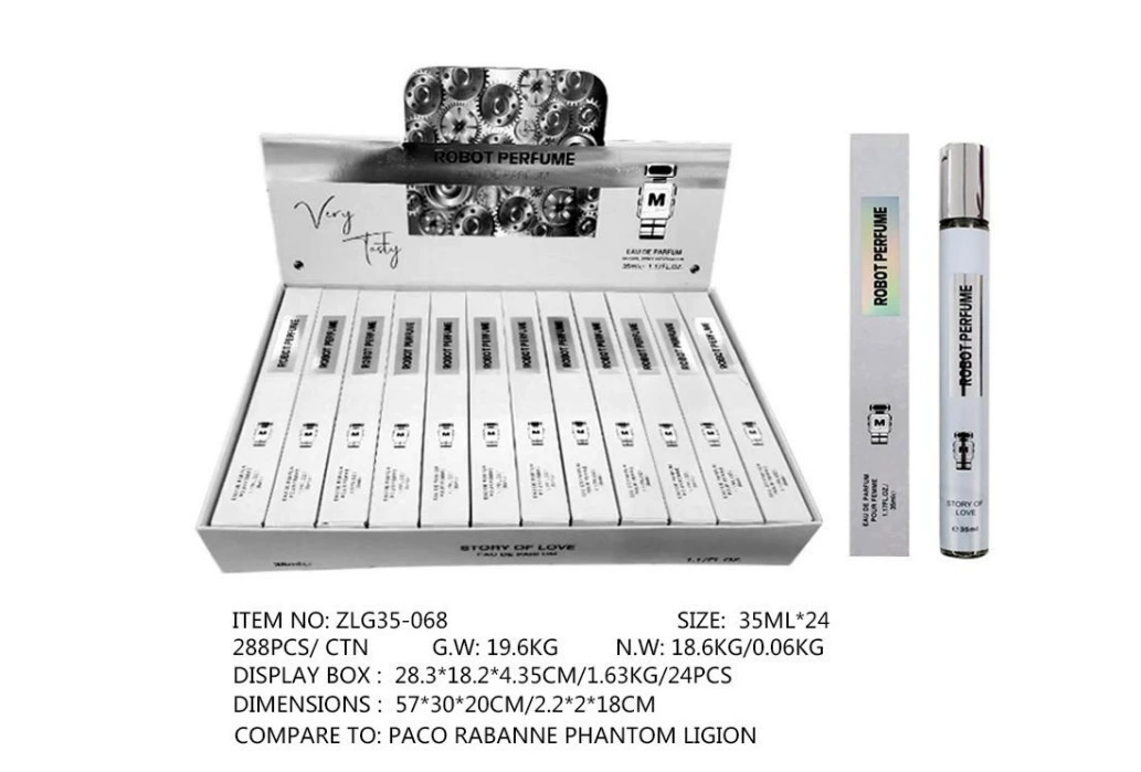 Muestras de Perfume al por Mayor para Comercio Exterior, Fragancia Portátil de Larga Duración de 35ml, Muestras de Perfume Árabe Unisex. ZLG-068 imagen 1
