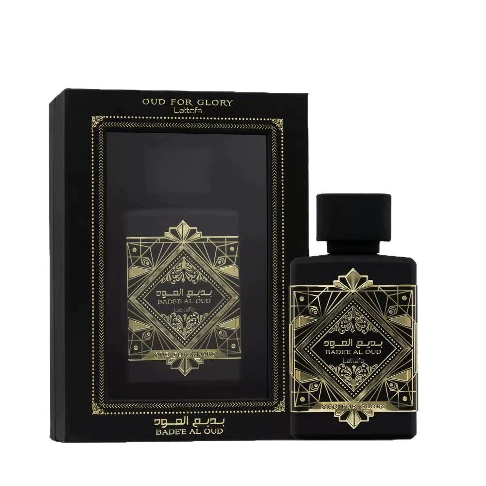 Lote de Perfumes de Exportación de Dubái Árabe de Oriente Medio Lattafa Bade'e Al Oud 100ml, el Más Vendido Transfronterizo negro imagen 1