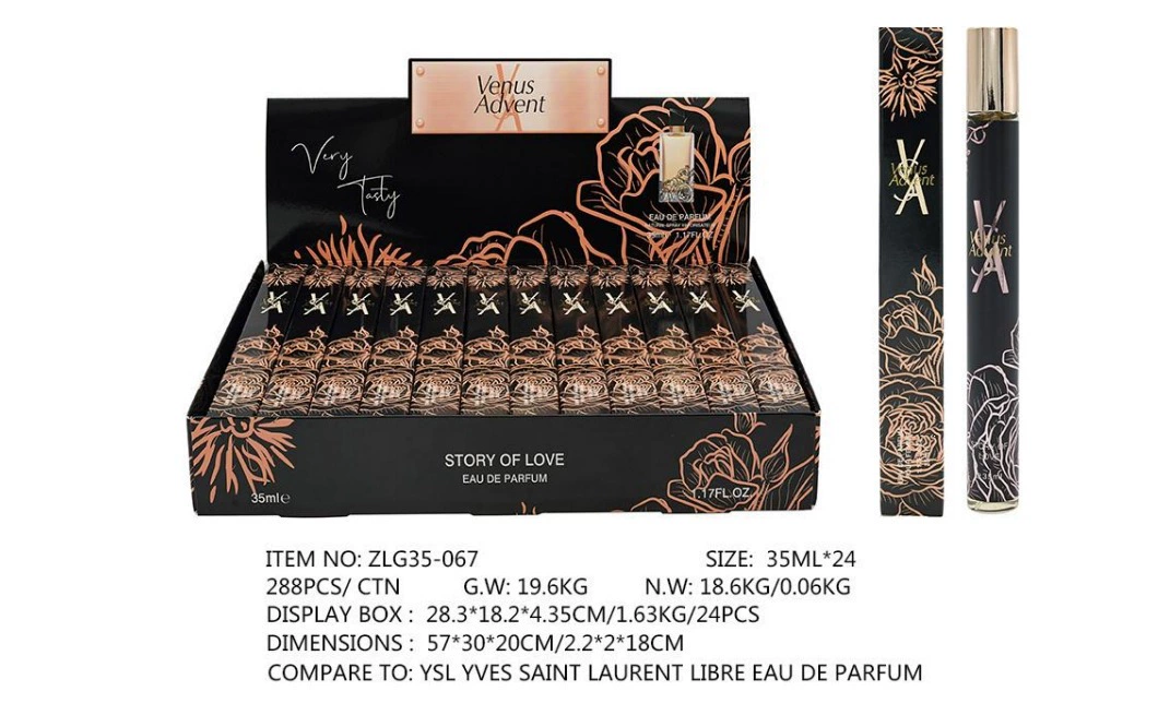 Muestras de Perfume al por Mayor para Comercio Exterior, Fragancia Portátil de Larga Duración de 35ml, Muestras de Perfume Árabe Unisex. ZLG-067 imagen 1