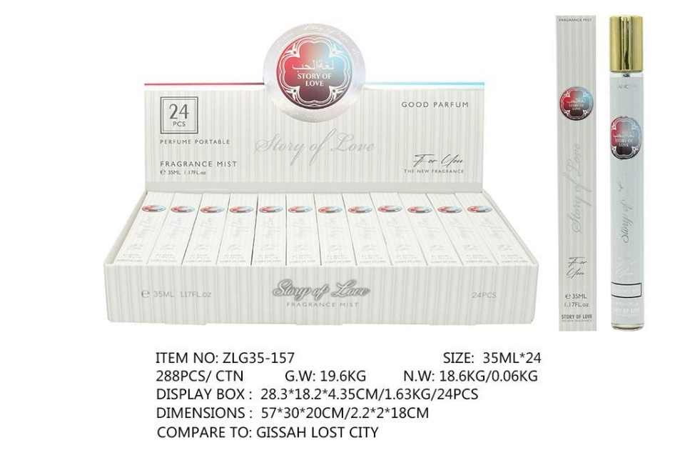 Muestras de Perfume al por Mayor para Comercio Exterior, Fragancia Portátil de Larga Duración de 35ml, Muestras de Perfume Árabe Unisex. ZLG-157 imagen 1
