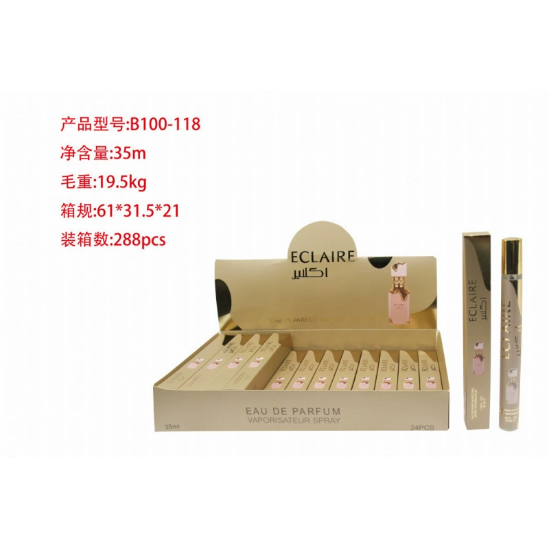 Frascos de muestra portátiles para mujer - Fragancia de larga duración - Venta al por mayor de perfumes populares de Oriente Medio, Dubái y Arabia para exportación. B100-118 imagen 1