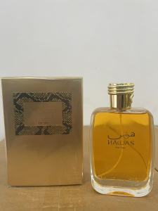 Éxito de ventas transfronterizo: Hawas Rasas - Perfume de lujo para hombre de la marca árabe de Oriente Medio Dubai (Stock auténtico de mostrador) Dorado de alta calidad imagen 1
