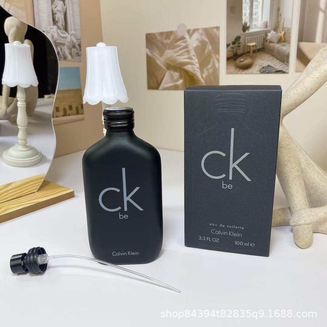 Comercio exterior transfronterizo CK perfume CK botella blanca UN perfume ck versión esencia ck botella negra ser perfume 100ml dropshipping al por mayor Negro/CK imagen 1