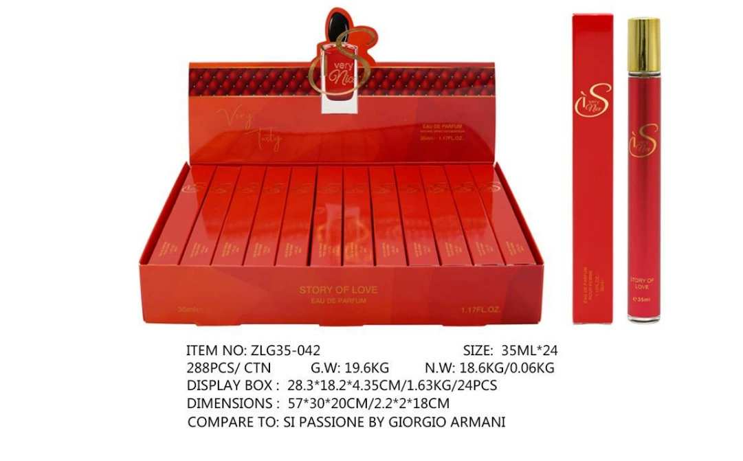Muestras de Perfume al por Mayor para Comercio Exterior, Fragancia Portátil de Larga Duración de 35ml, Muestras de Perfume Árabe Unisex. ZLG-042 imagen 1