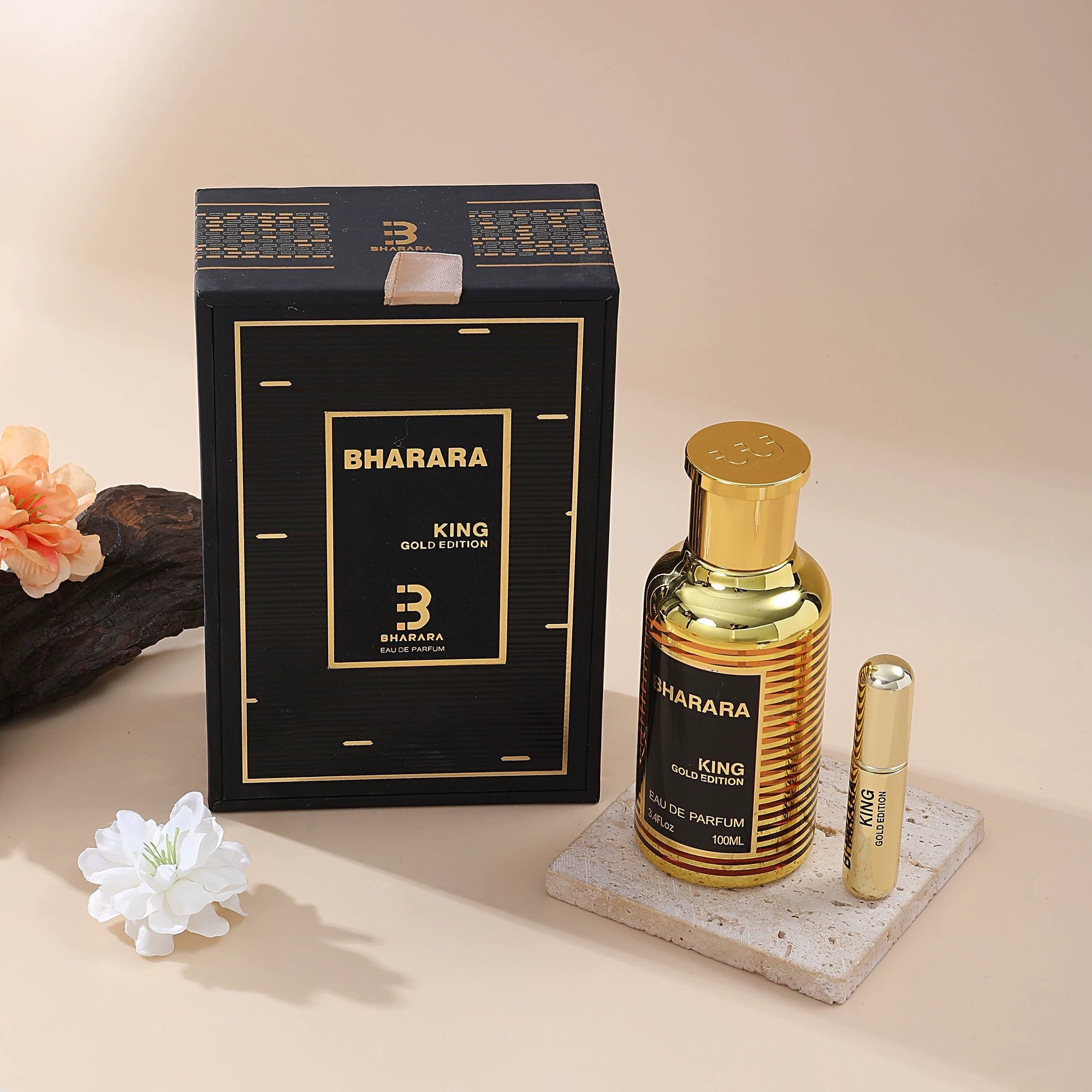 Perfume Bharar King Grey Balala de 100 ml, un éxito de ventas internacional, ideal para Oriente Medio, Dubái y Arabia. oro imagen 1