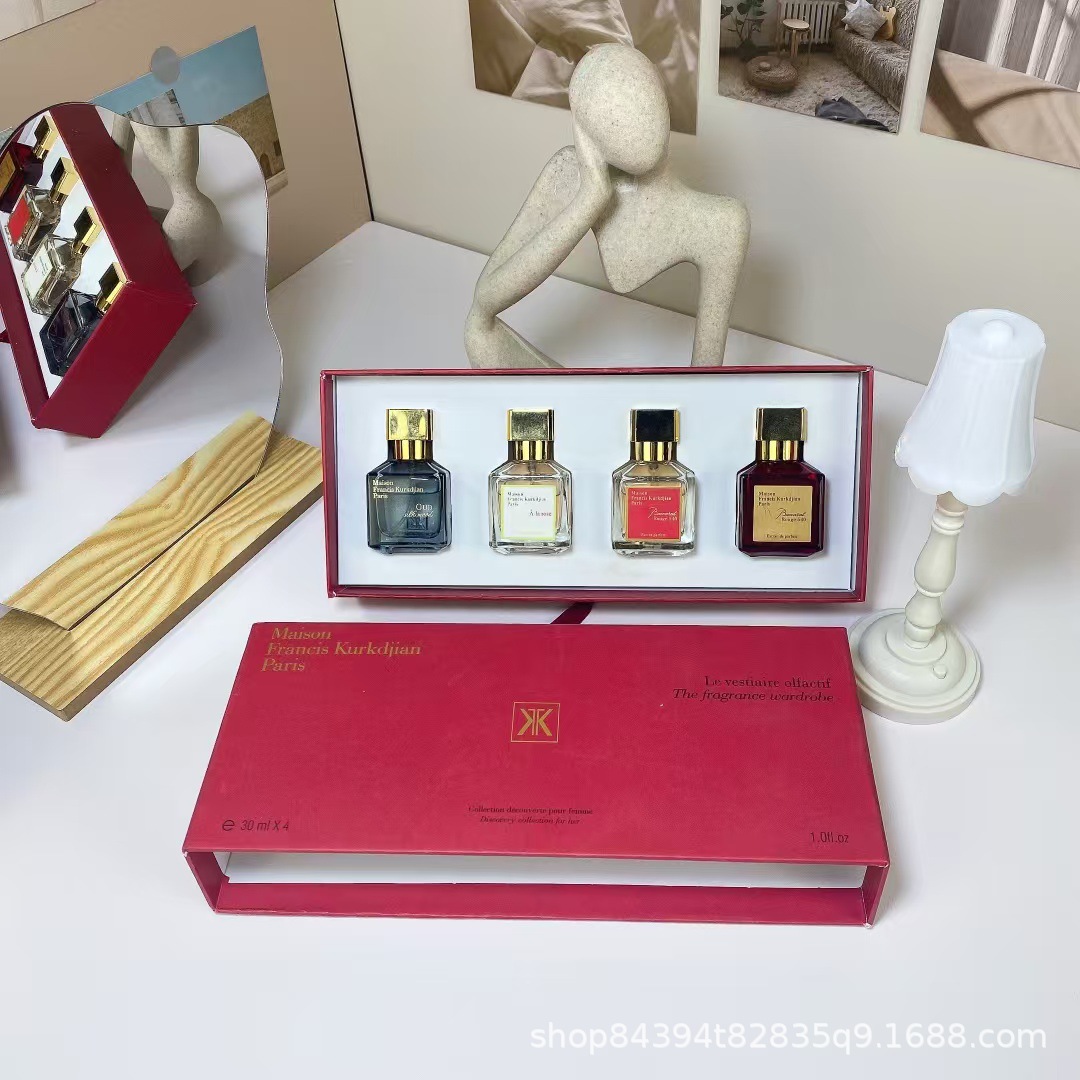 Comercio exterior transfronterizo Vietnam Beccarat rouge MFK Baccarat 540 Jian perfume de humor de satén de seda de ébano Juego de cuatro piezas Jian imagen 1