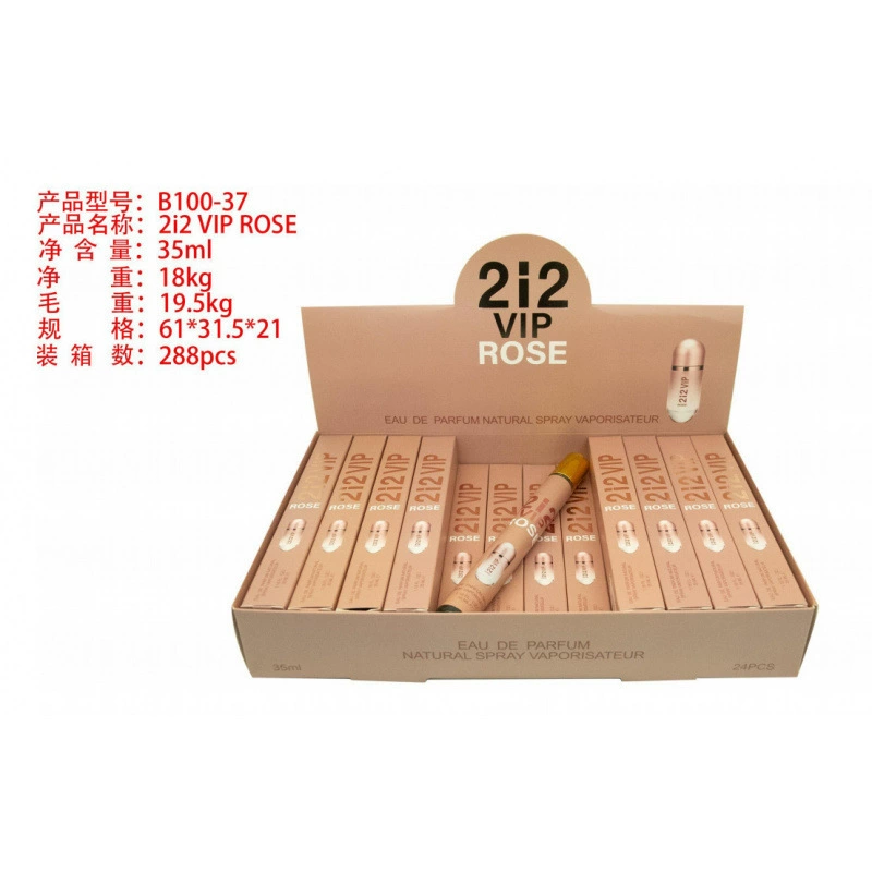 Frascos de muestra portátiles para mujer - Fragancia de larga duración - Venta al por mayor de perfumes populares de Oriente Medio, Dubái y Arabia para exportación. B100-37 imagen 1