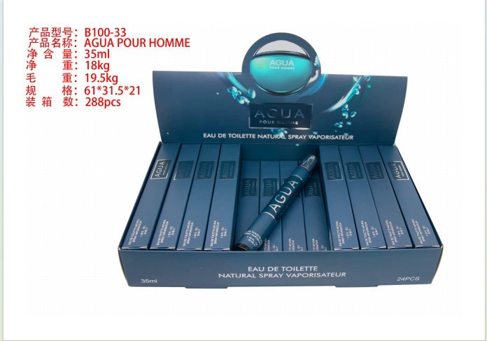 Frascos de muestra portátiles para mujer - Fragancia de larga duración - Venta al por mayor de perfumes populares de Oriente Medio, Dubái y Arabia para exportación. B100-33 imagen 1