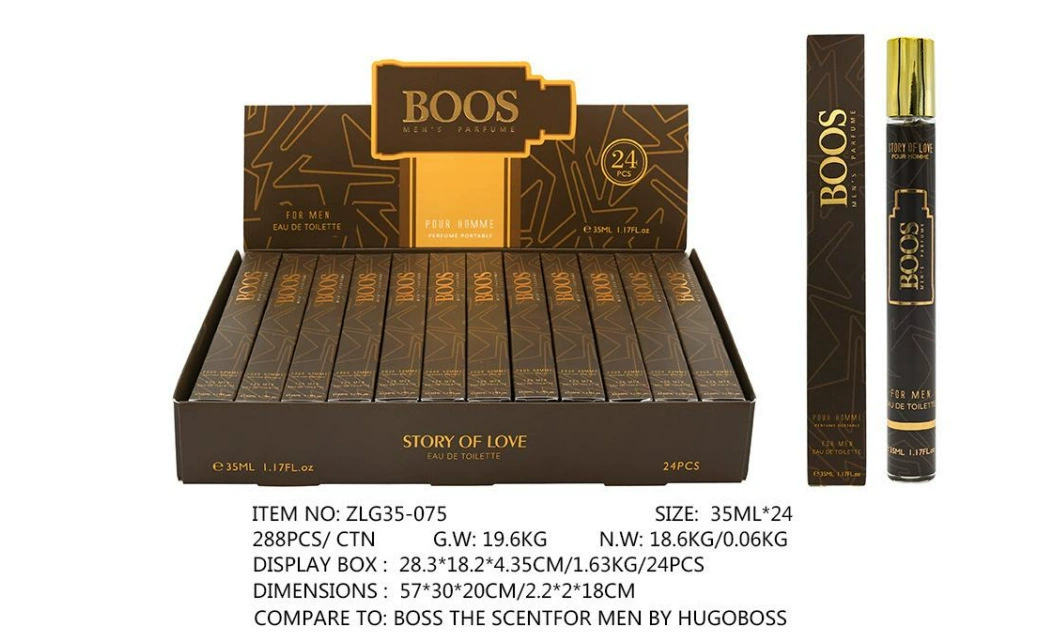 Muestras de Perfume al por Mayor para Comercio Exterior, Fragancia Portátil de Larga Duración de 35ml, Muestras de Perfume Árabe Unisex. ZLG-075 imagen 1