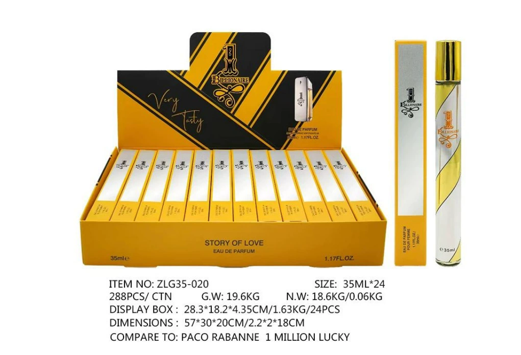 Muestras de Perfume al por Mayor para Comercio Exterior, Fragancia Portátil de Larga Duración de 35ml, Muestras de Perfume Árabe Unisex. ZLG-020 imagen 1