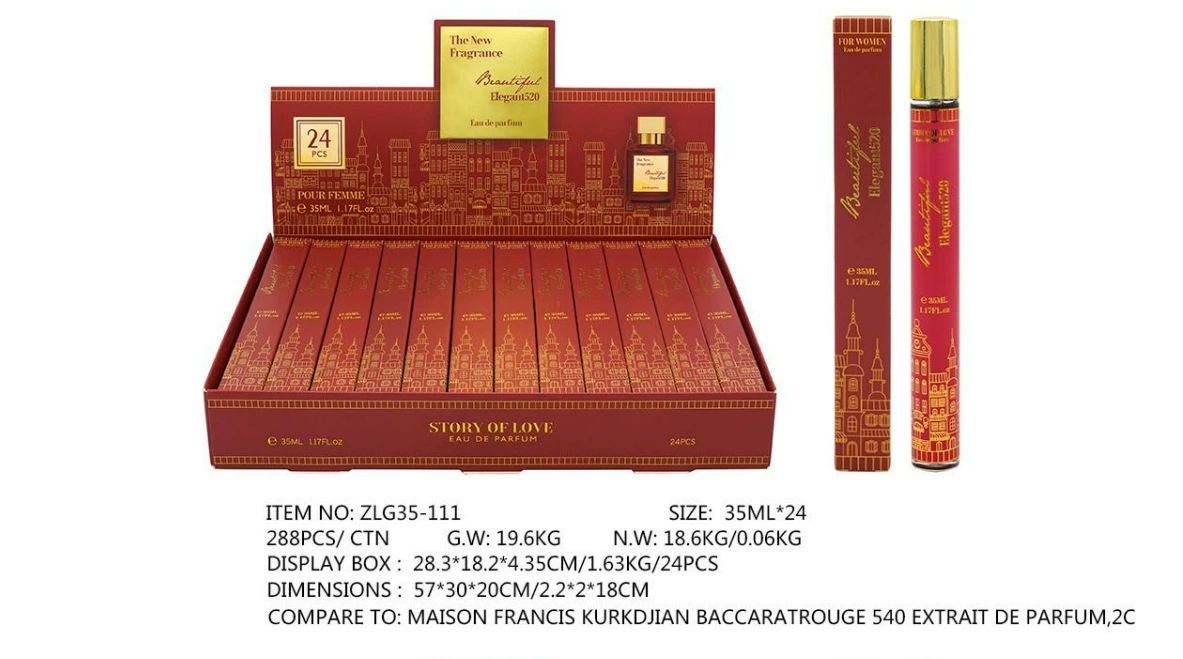 Muestras de Perfume al por Mayor para Comercio Exterior, Fragancia Portátil de Larga Duración de 35ml, Muestras de Perfume Árabe Unisex. ZLG-111 imagen 1