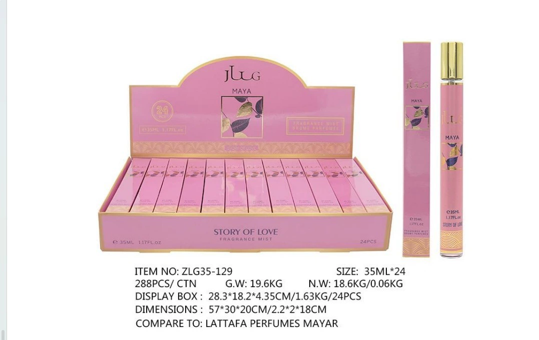 Muestras de Perfume al por Mayor para Comercio Exterior, Fragancia Portátil de Larga Duración de 35ml, Muestras de Perfume Árabe Unisex. ZLG-129 imagen 1