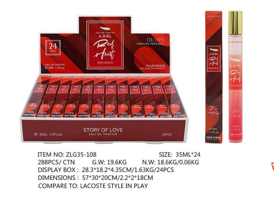 Muestras de Perfume al por Mayor para Comercio Exterior, Fragancia Portátil de Larga Duración de 35ml, Muestras de Perfume Árabe Unisex. ZLG-108 imagen 1