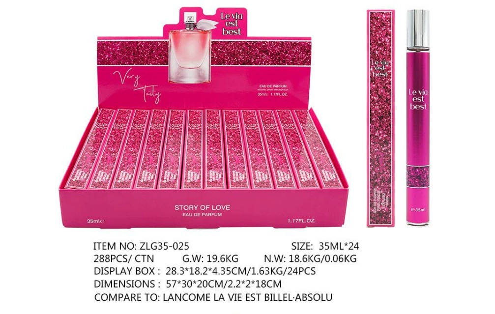 Muestras de Perfume al por Mayor para Comercio Exterior, Fragancia Portátil de Larga Duración de 35ml, Muestras de Perfume Árabe Unisex. ZLG-025 imagen 1