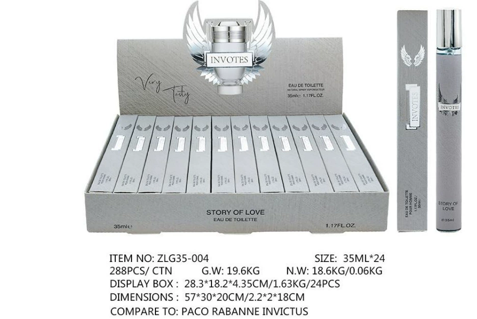 Muestras de Perfume al por Mayor para Comercio Exterior, Fragancia Portátil de Larga Duración de 35ml, Muestras de Perfume Árabe Unisex. ZLG-004 imagen 1
