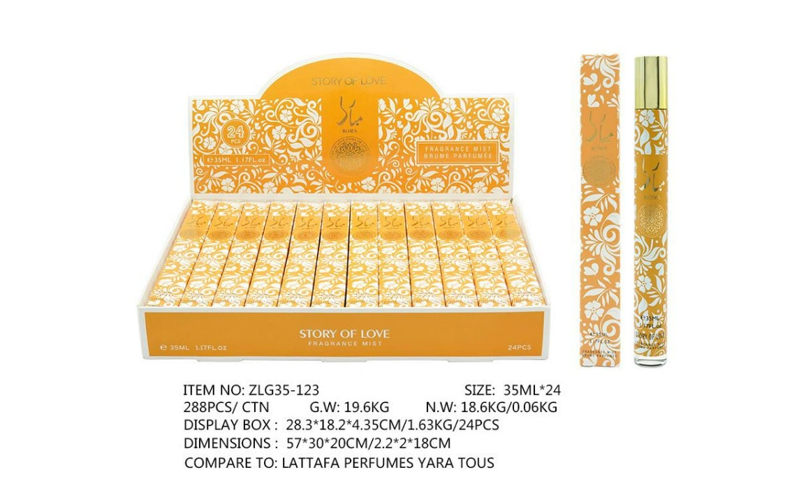 Muestras de Perfume al por Mayor para Comercio Exterior, Fragancia Portátil de Larga Duración de 35ml, Muestras de Perfume Árabe Unisex. ZLG-123 imagen 1