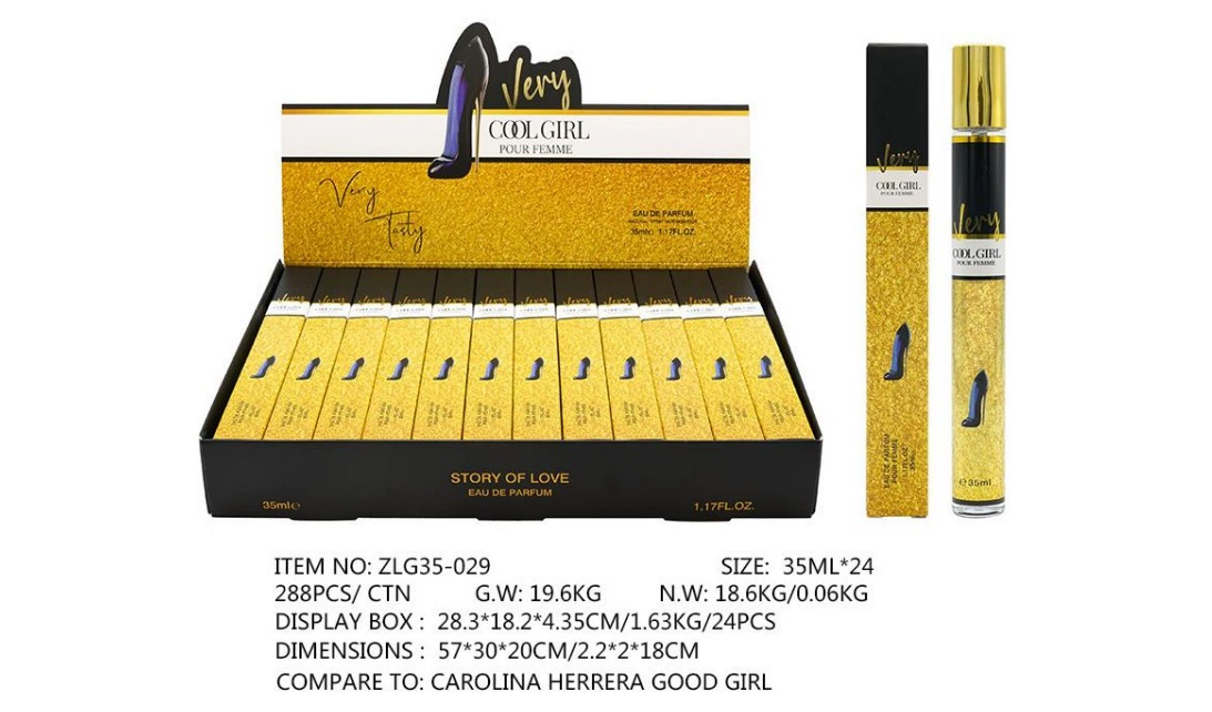 Muestras de Perfume al por Mayor para Comercio Exterior, Fragancia Portátil de Larga Duración de 35ml, Muestras de Perfume Árabe Unisex. ZLG-029 imagen 1