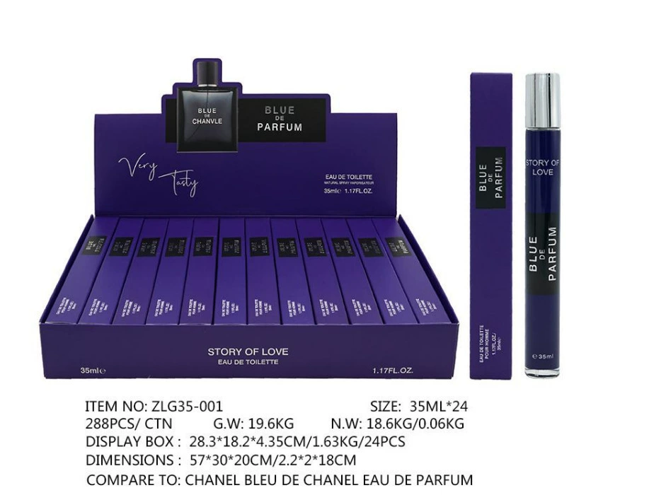 Muestras de Perfume al por Mayor para Comercio Exterior, Fragancia Portátil de Larga Duración de 35ml, Muestras de Perfume Árabe Unisex. ZLG-001 imagen 1