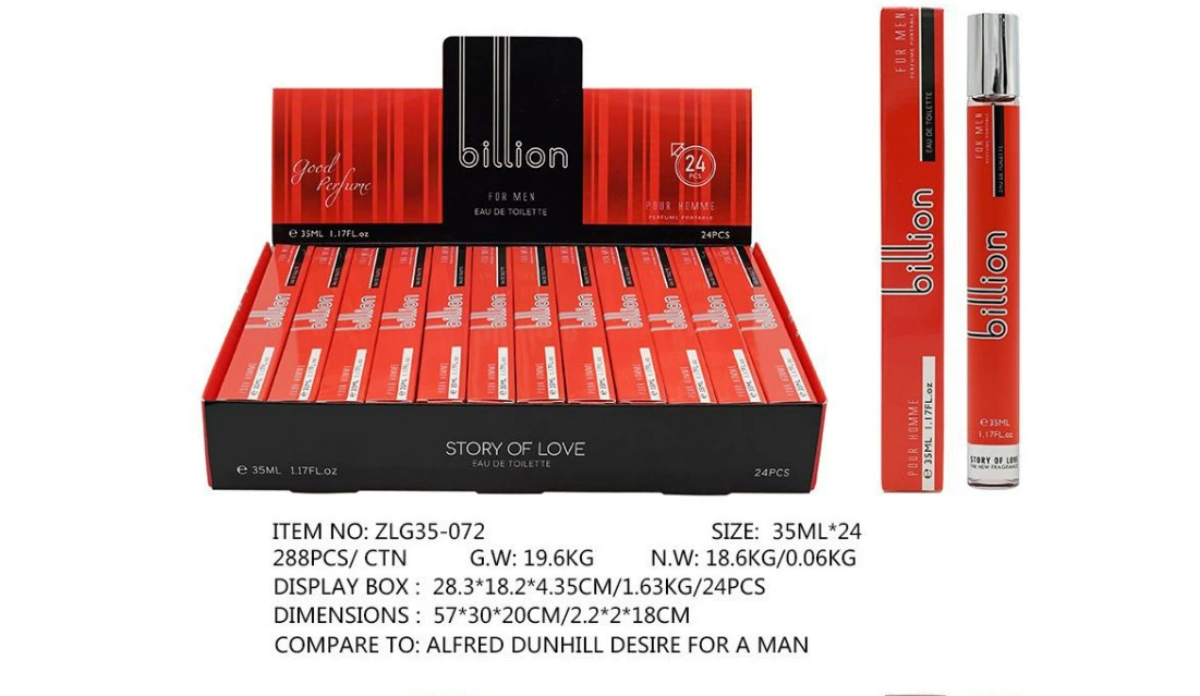 Muestras de Perfume al por Mayor para Comercio Exterior, Fragancia Portátil de Larga Duración de 35ml, Muestras de Perfume Árabe Unisex. ZLG-072 imagen 1