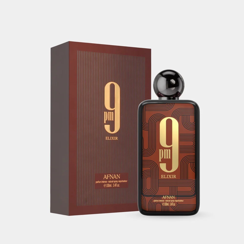 Perfume árabe transfronterizo para hombre Afnan 9am No. 9 Fragancia unisex Eau de Parfum Set de lujo al por mayor Caja de regalo con tapa metálica marrón 9PM imagen 1