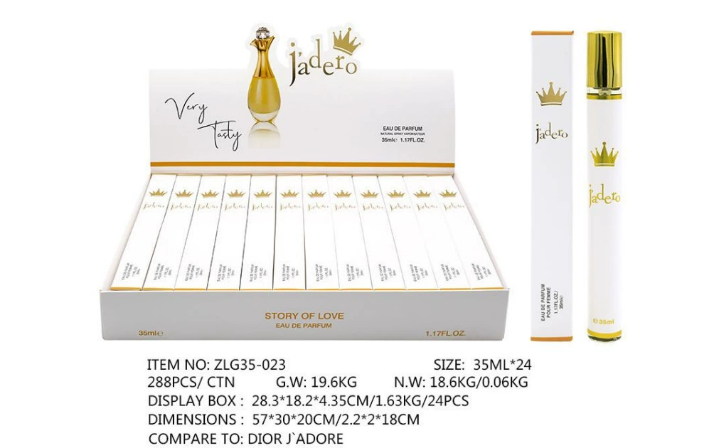 Muestras de Perfume al por Mayor para Comercio Exterior, Fragancia Portátil de Larga Duración de 35ml, Muestras de Perfume Árabe Unisex. ZLG-023 imagen 1