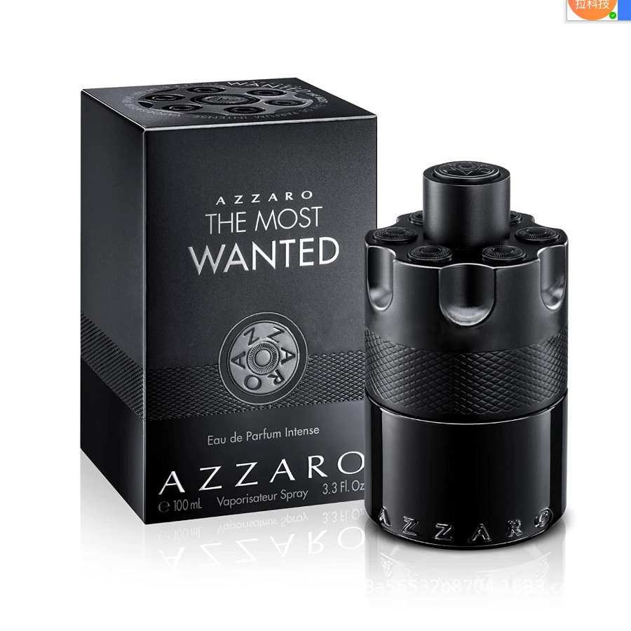 Venta al por mayor de perfumes masculinos de gran demanda en Oriente Medio y Árabe: Azzaro Midnight Pursuit Wanted - Fragancia intensa negro imagen 1