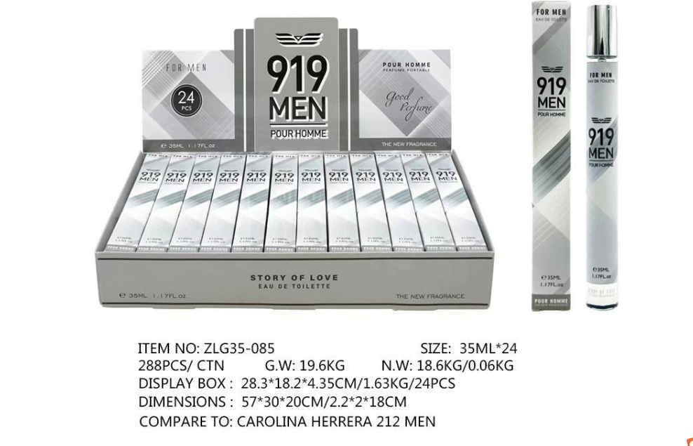 Muestras de Perfume al por Mayor para Comercio Exterior, Fragancia Portátil de Larga Duración de 35ml, Muestras de Perfume Árabe Unisex. ZLG-085 imagen 1