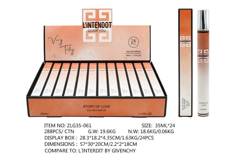 Muestras de Perfume al por Mayor para Comercio Exterior, Fragancia Portátil de Larga Duración de 35ml, Muestras de Perfume Árabe Unisex. ZLG-061 imagen 1