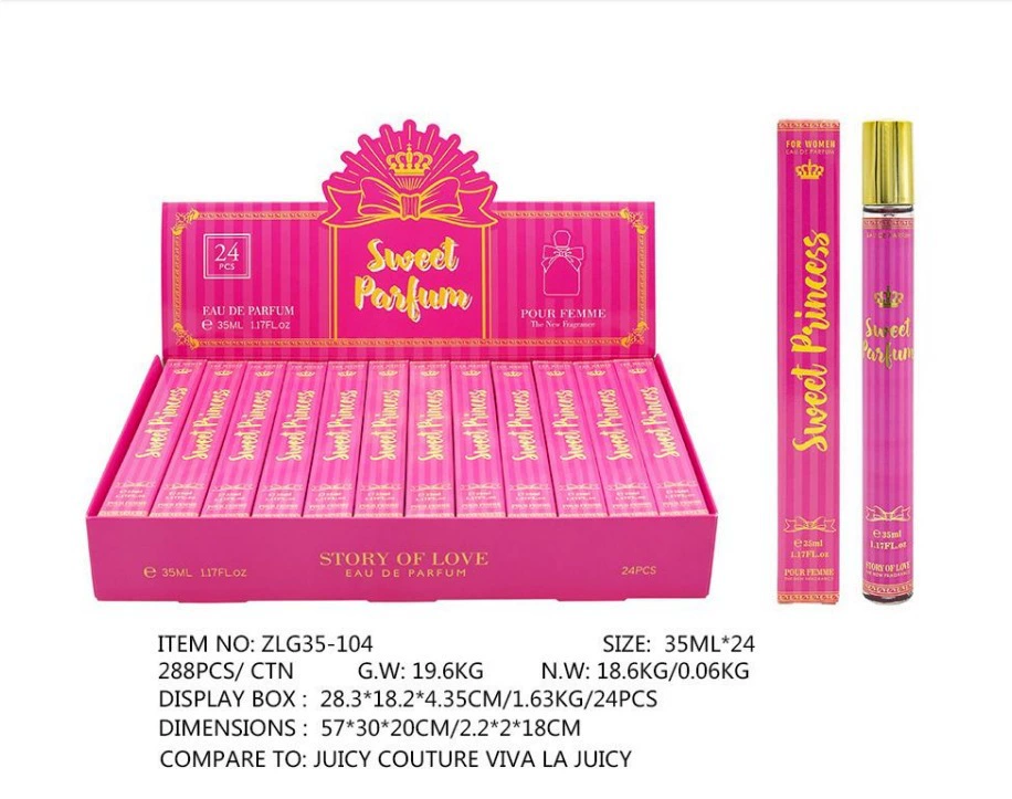 Muestras de Perfume al por Mayor para Comercio Exterior, Fragancia Portátil de Larga Duración de 35ml, Muestras de Perfume Árabe Unisex. ZLG-104 imagen 1