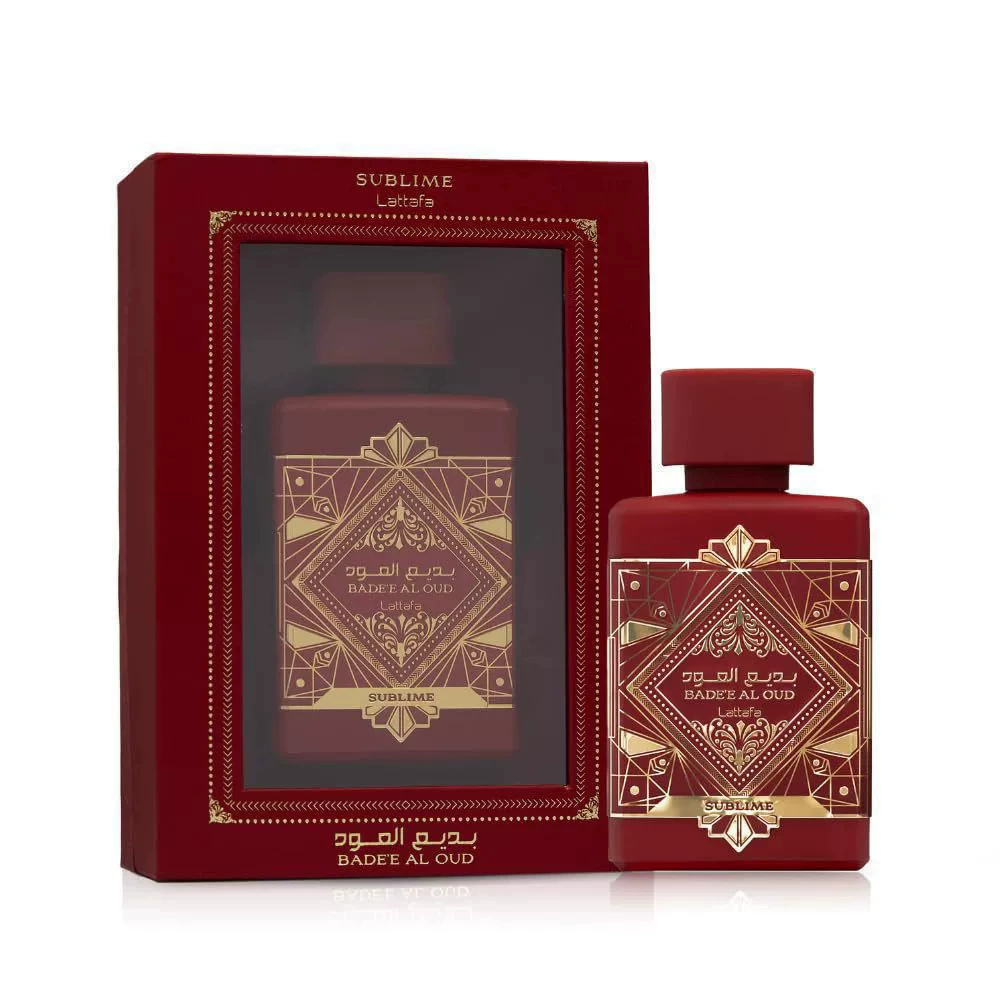 Lote de Perfumes de Exportación de Dubái Árabe de Oriente Medio Lattafa Bade'e Al Oud 100ml, el Más Vendido Transfronterizo rojo imagen 1