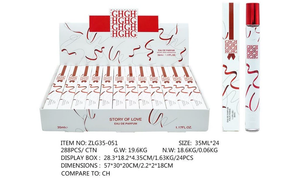 Muestras de Perfume al por Mayor para Comercio Exterior, Fragancia Portátil de Larga Duración de 35ml, Muestras de Perfume Árabe Unisex. ZLG-051 imagen 1