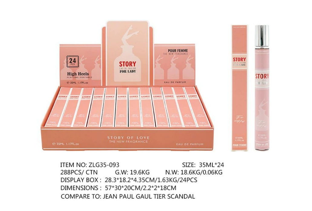 Muestras de Perfume al por Mayor para Comercio Exterior, Fragancia Portátil de Larga Duración de 35ml, Muestras de Perfume Árabe Unisex. ZLG-093 imagen 1
