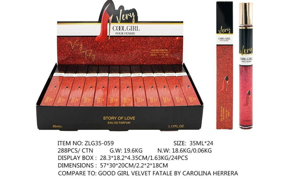 Muestras de Perfume al por Mayor para Comercio Exterior, Fragancia Portátil de Larga Duración de 35ml, Muestras de Perfume Árabe Unisex. ZLG-059 imagen 1