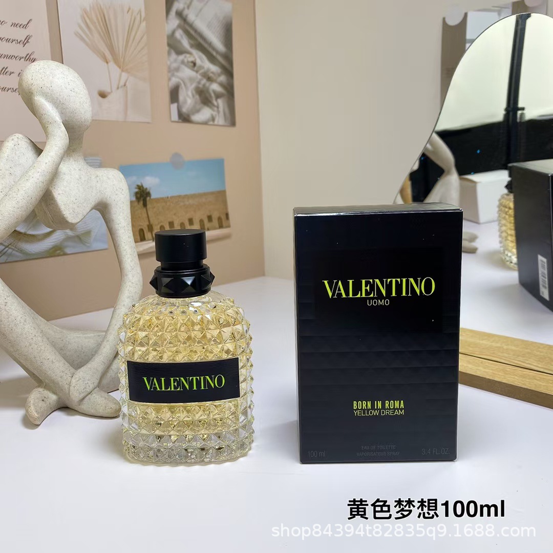 Comercio exterior transfronterizo Valen Sr. Dark Night Motocicleta Caballero Punk Sweetheart Aventura Miss Sueño Amarillo 100 ml imagen 1