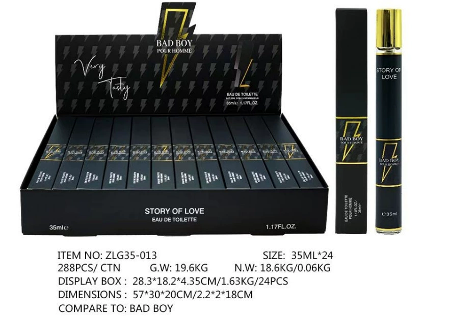 Muestras de Perfume al por Mayor para Comercio Exterior, Fragancia Portátil de Larga Duración de 35ml, Muestras de Perfume Árabe Unisex. ZLG-013 imagen 1