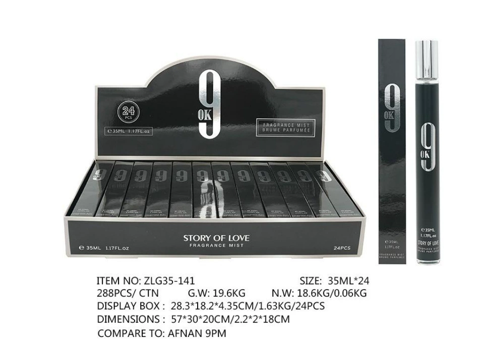 Muestras de Perfume al por Mayor para Comercio Exterior, Fragancia Portátil de Larga Duración de 35ml, Muestras de Perfume Árabe Unisex. ZLG-141 imagen 1
