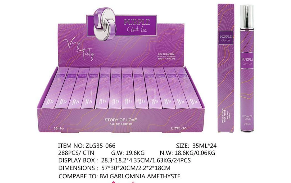 Muestras de Perfume al por Mayor para Comercio Exterior, Fragancia Portátil de Larga Duración de 35ml, Muestras de Perfume Árabe Unisex. ZLG-066 imagen 1